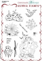 Put a Spell on You Rubber Stamp sheet - A5